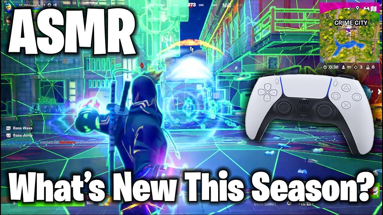 [ASMR]😴 Fortnite: What Have I Missed This Season?! 🎮💤Controller Sounds💤🎮