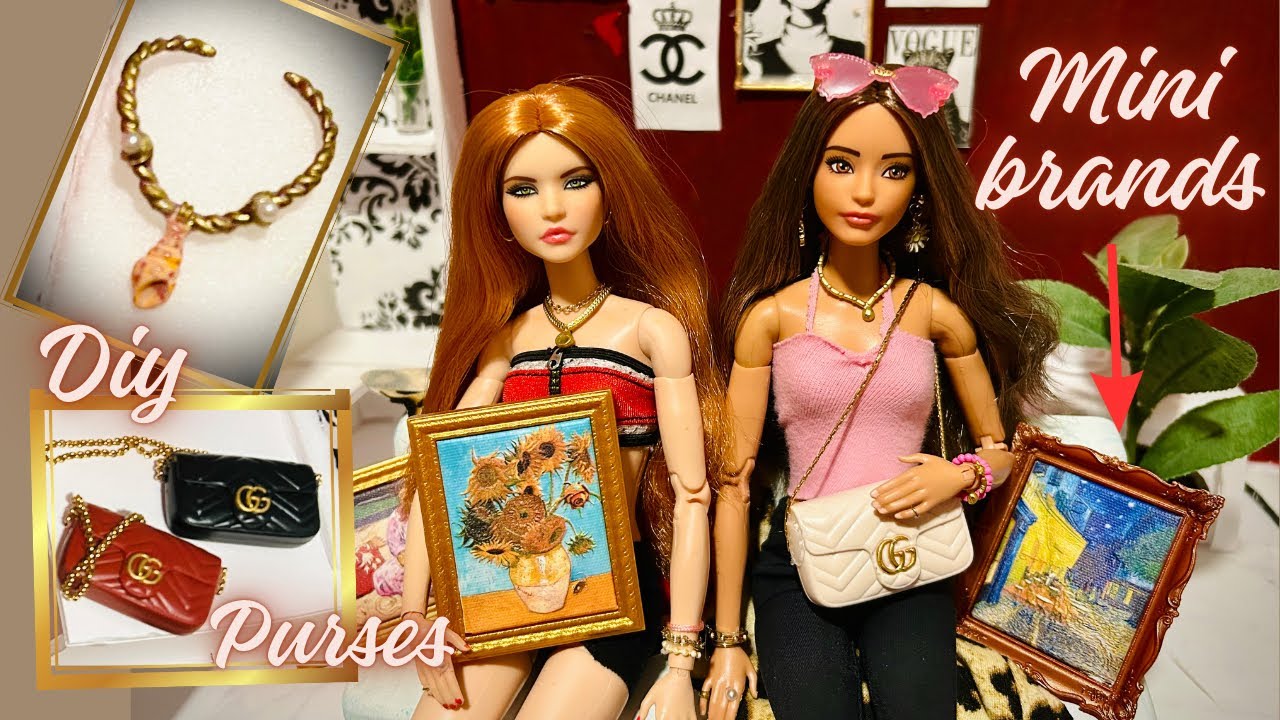 Customizing doll accessories + Opening Mini brands