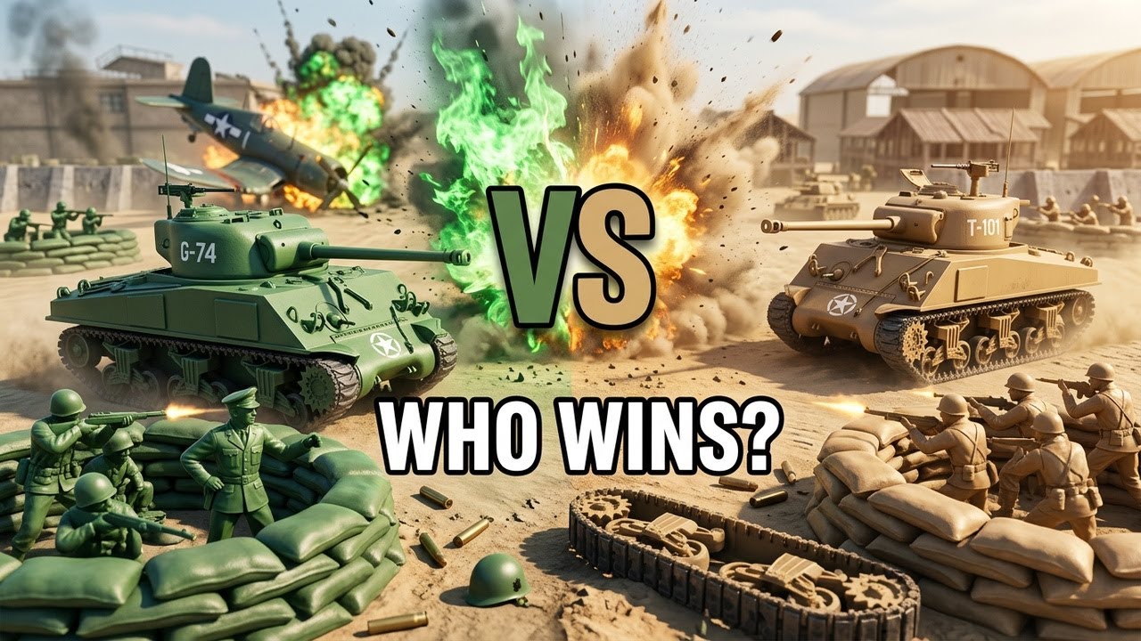 Airfield attack green VS tan