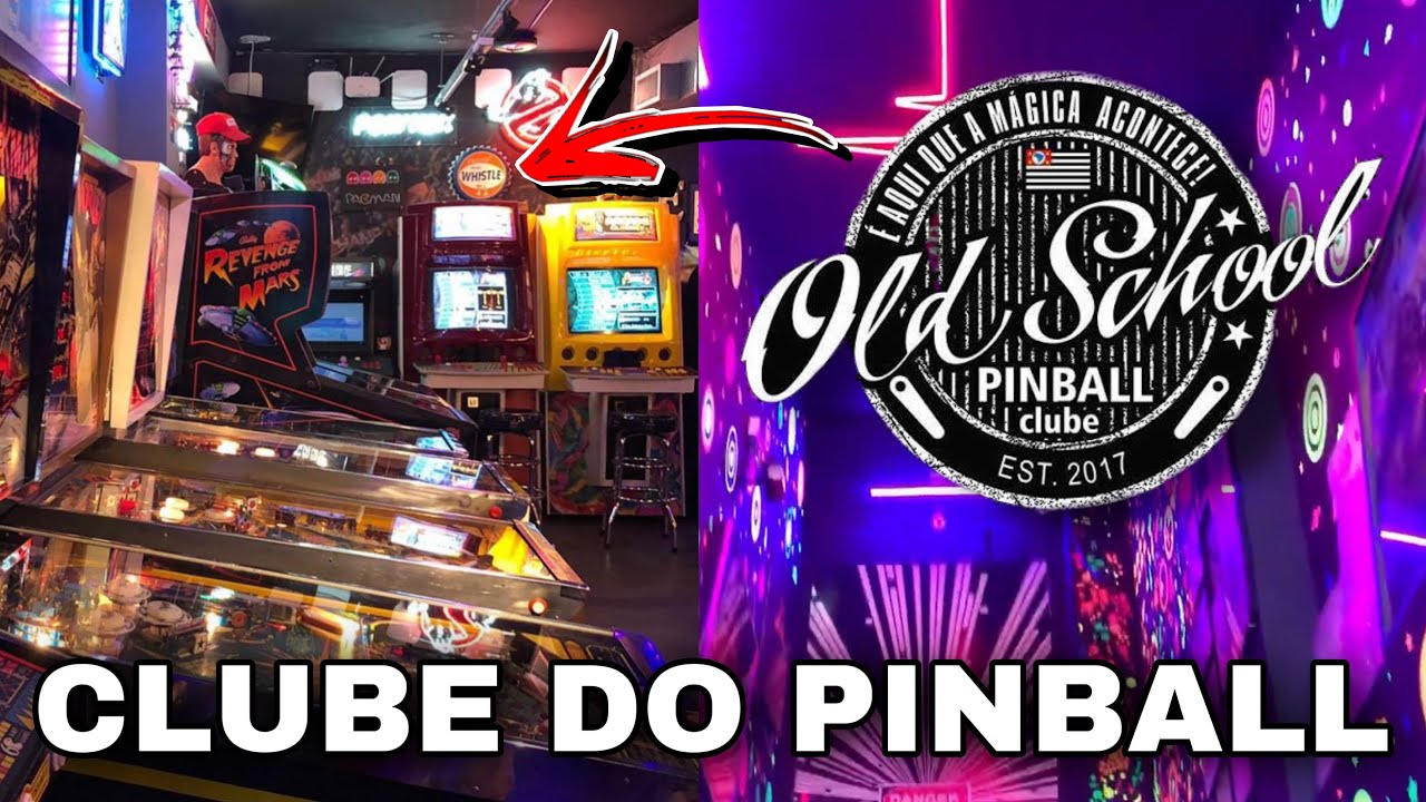 Conhe&ccedil;a o Clube do Pinball OLD SCHOOL em S&Atilde;O PAULO