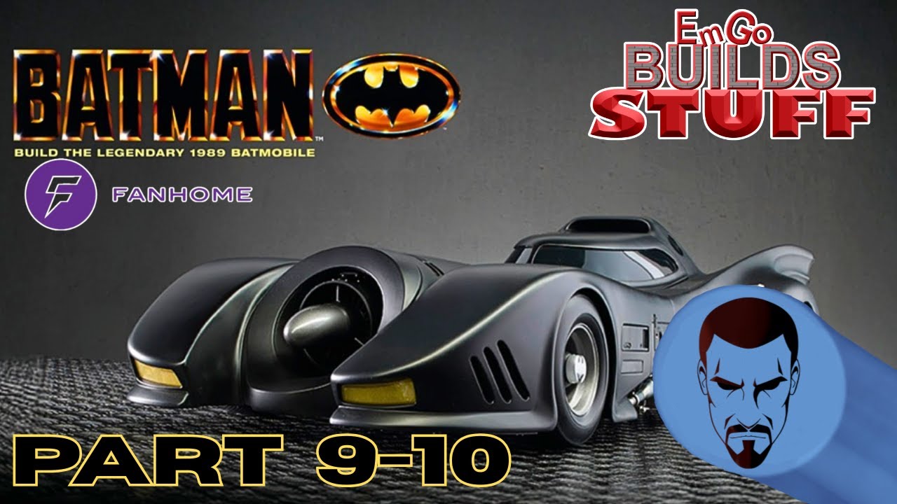 Набор для сборки Бэтмобиля Fanhome Batman 1989 (Часть 9-10): EmGo Builds Stuff