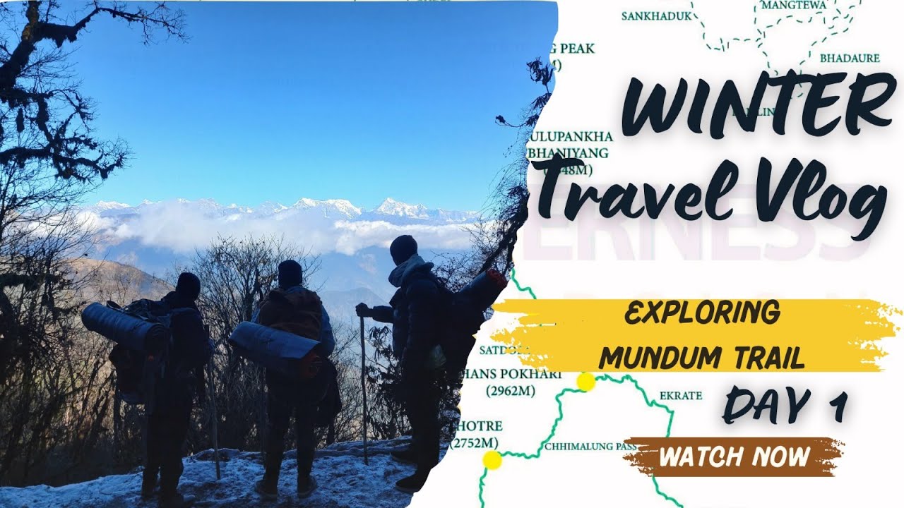 Mundum Trek First Time Experience  | Winter Trekking Vlog(Simpani to Pandhare) | Beginner Trek Day-1