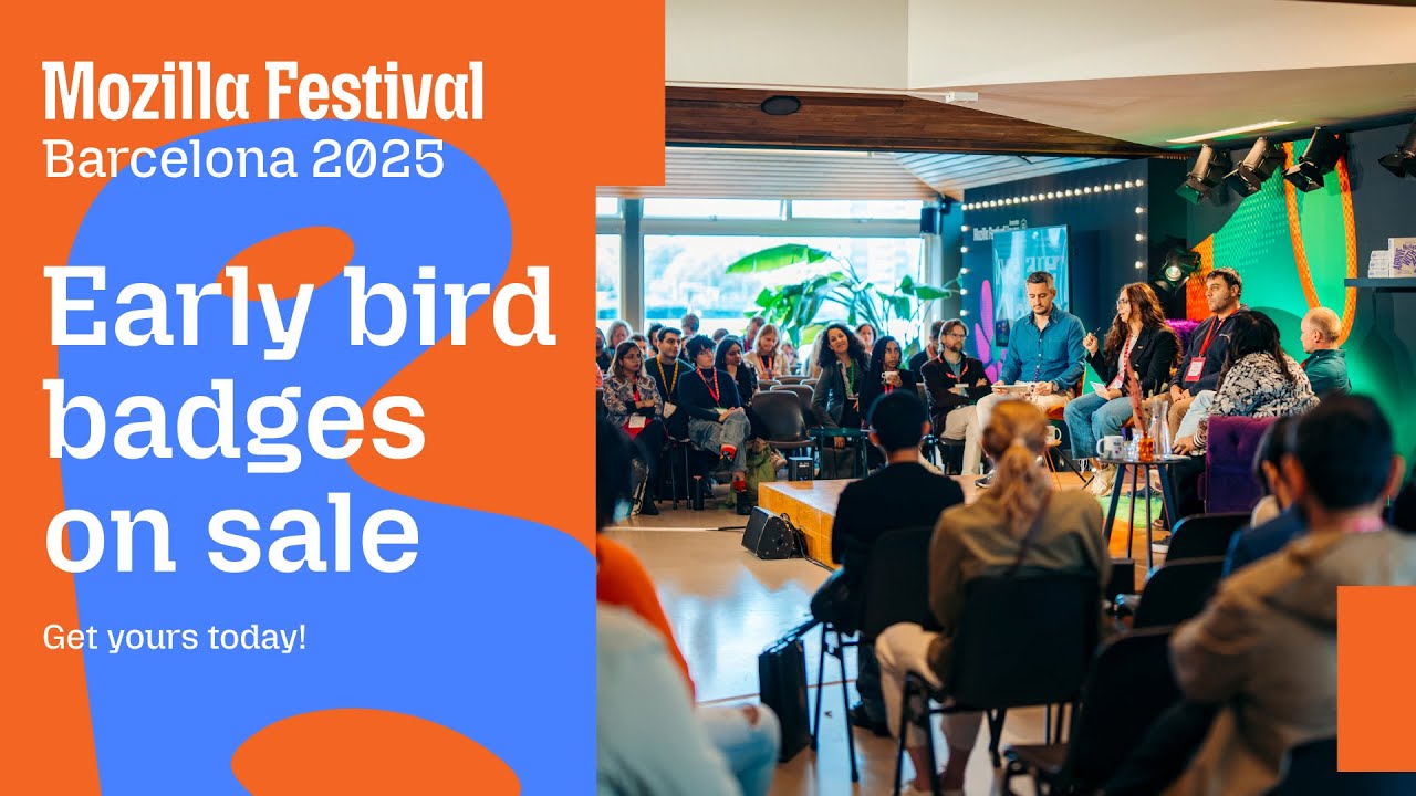 Join us at Mozilla Festival 2025 in Barcelona