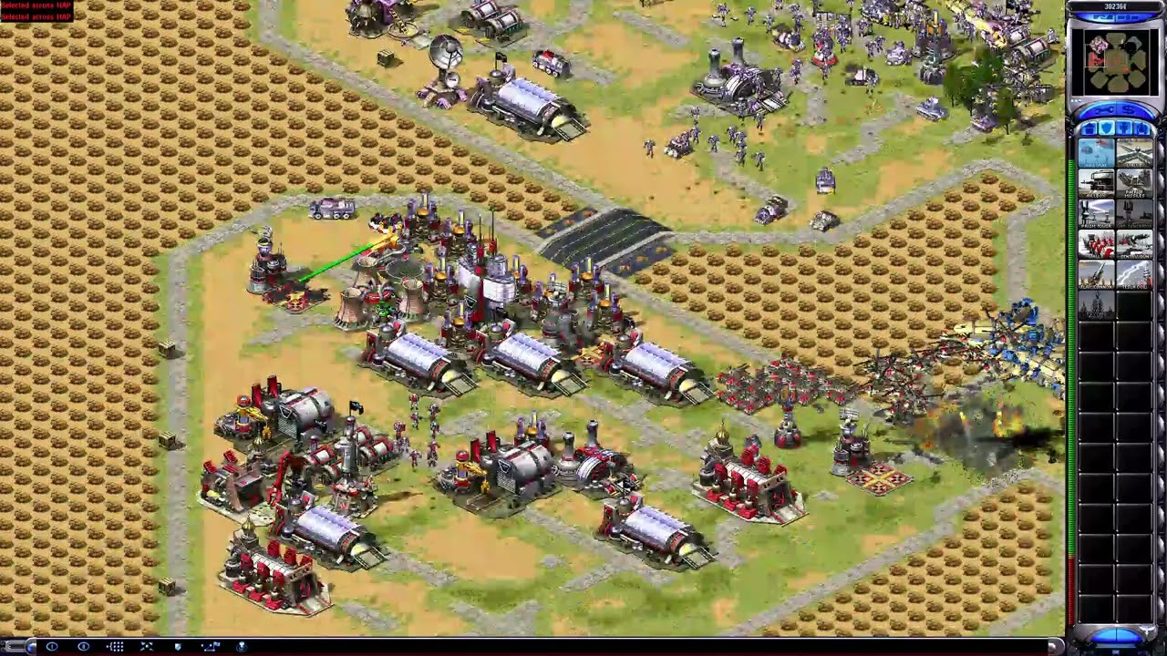 Red Alert 2 | RA2 | RussianBear был последним игроком. Он хорошо сыграл в обороне.