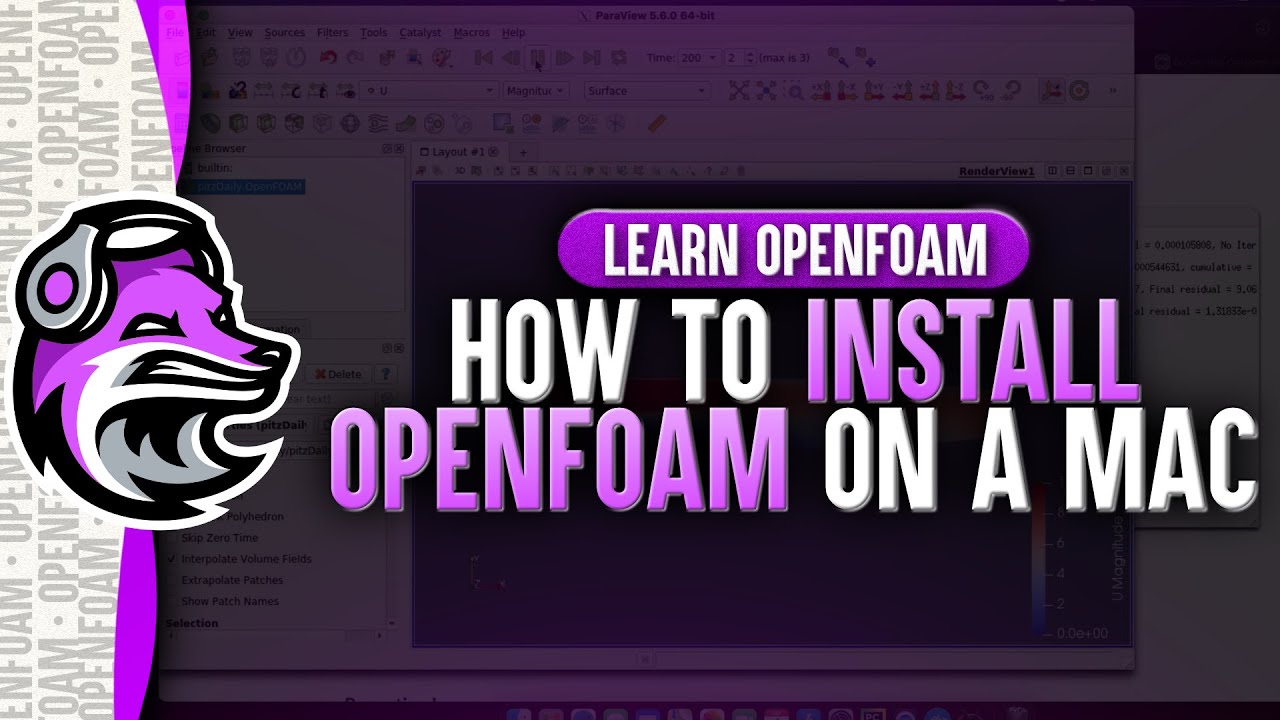 Как установить OpenFOAM на Mac