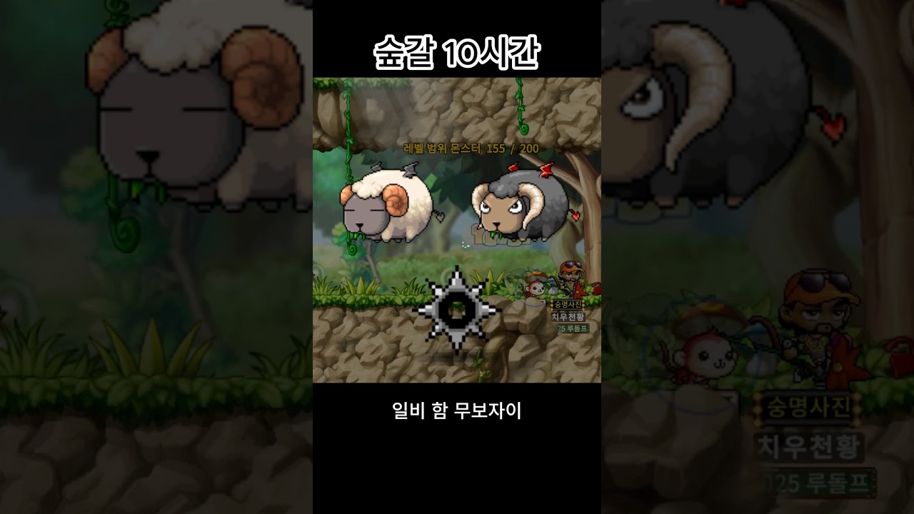 숲의 갈림길 10시간 일비 주나? #메랜 #썬콜 #사냥터