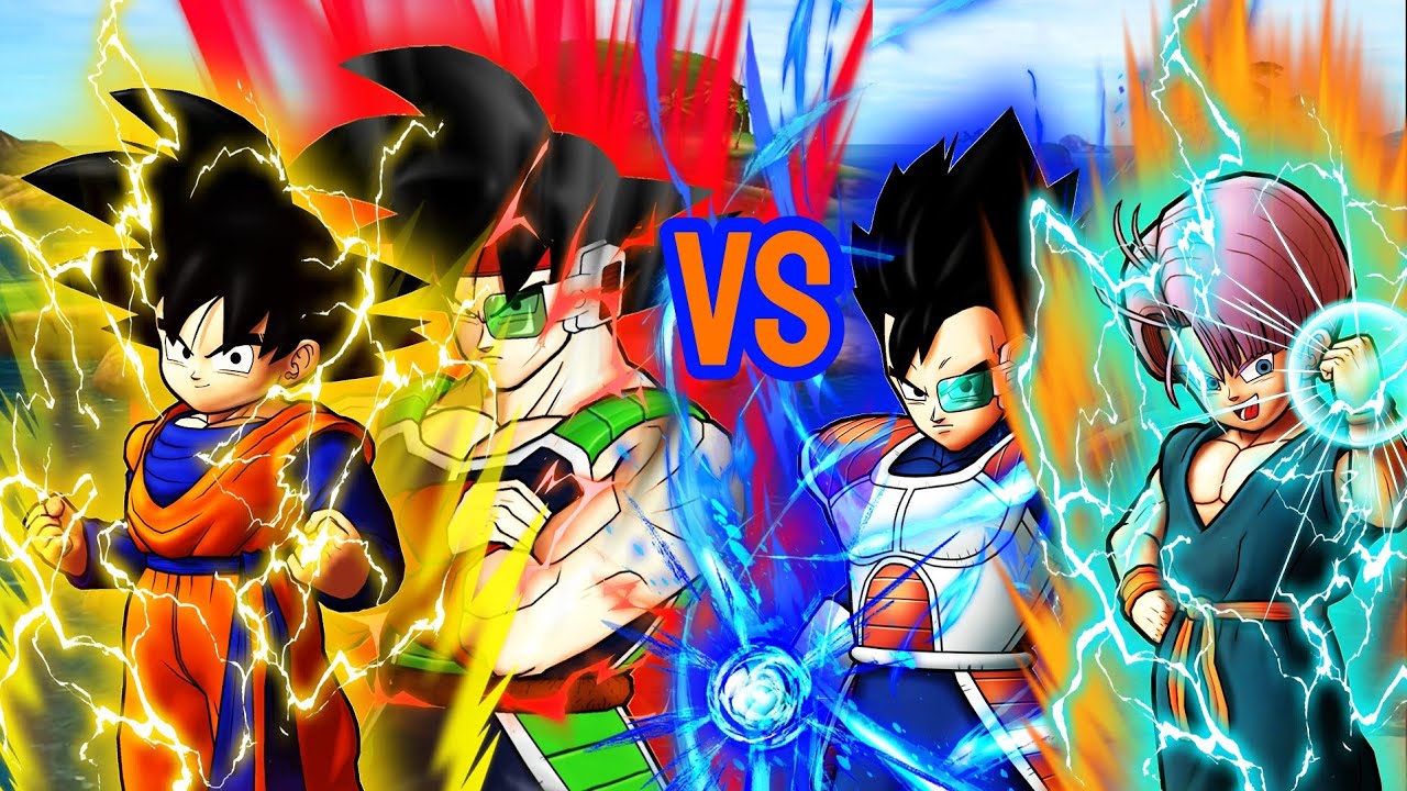 Dragonball Raging Blast 2 - Request Battle #58 Goten & Bardock vs Kid Trunks & Tarble