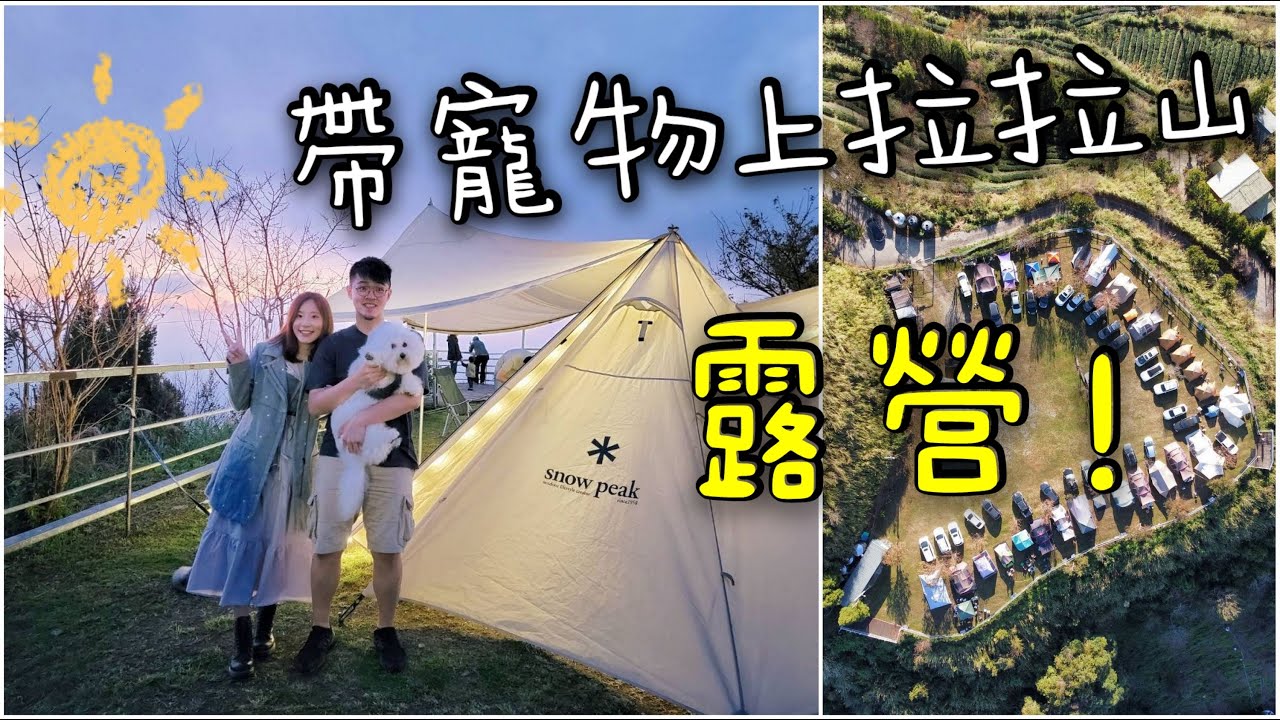 帶寵物上拉拉山露營 !菜鳥露營初體驗，第一次就上手？！在拉拉山雲河露營農場欣賞絕美星空和雲海！