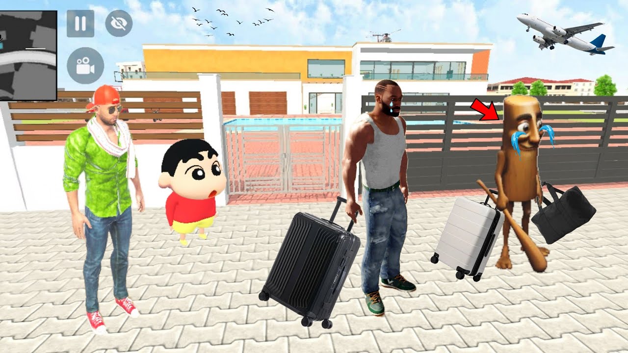 Franklin & Tung Tung Shur Ghar Chod kr Chale Gaye 😭 in Indian Theft Auto Simulator | New update 🤩💥