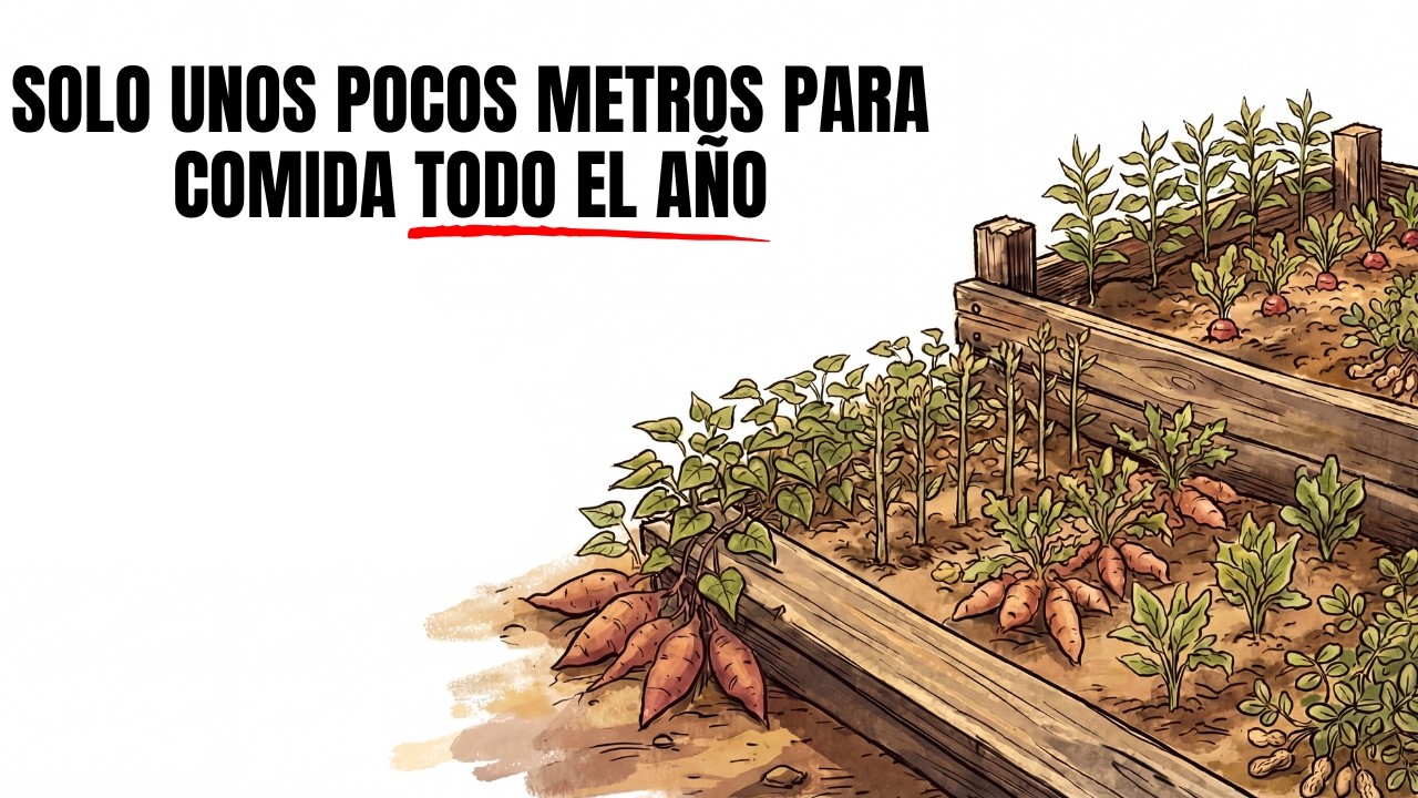 Cómo alimentar a tu familia todo el año en solo 10 m² (sin gastar en fertilizante)