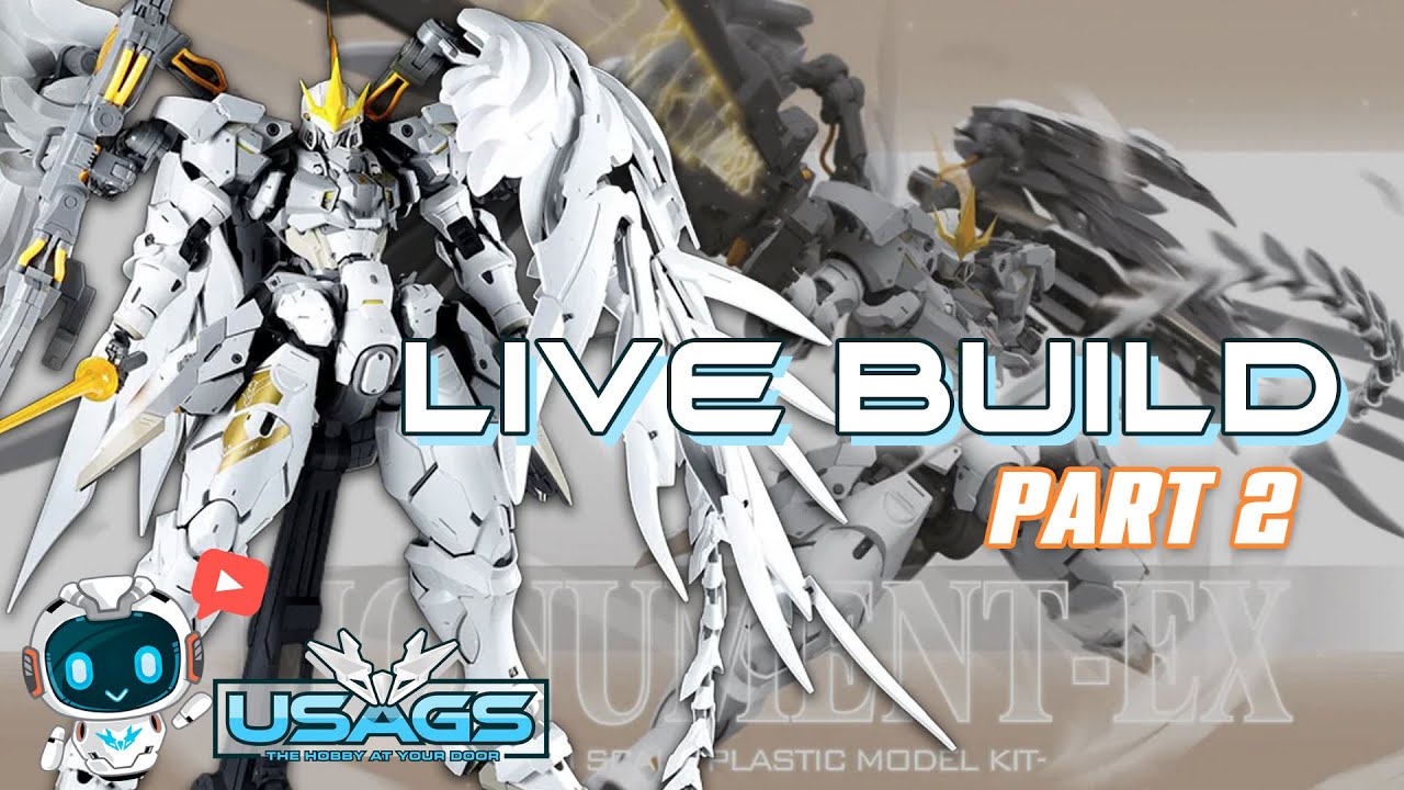 Nilson Works Monument-EX Live Build [Pt.2] - USA Gundam TV!