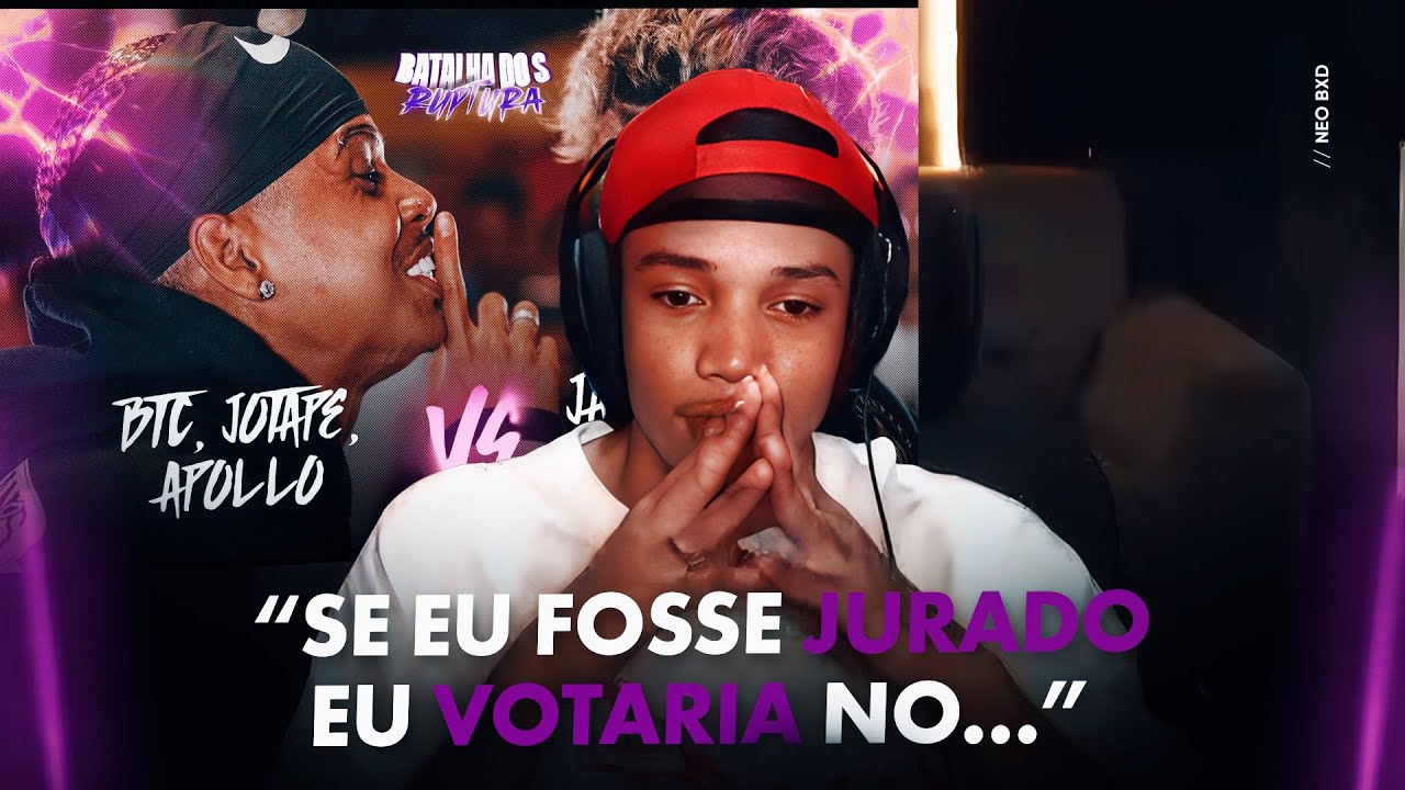 NEO REAGE À JOTAPE, APOLLO E BTC X XAMUEL, TAVIN E JAPA