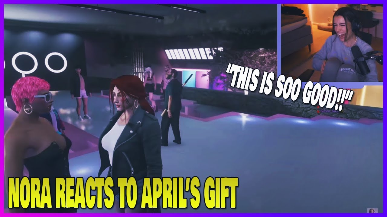 Nora Reacts to April's Wedding Gift For Ramee & Carmella | GTA RP NoPixel 3.0
