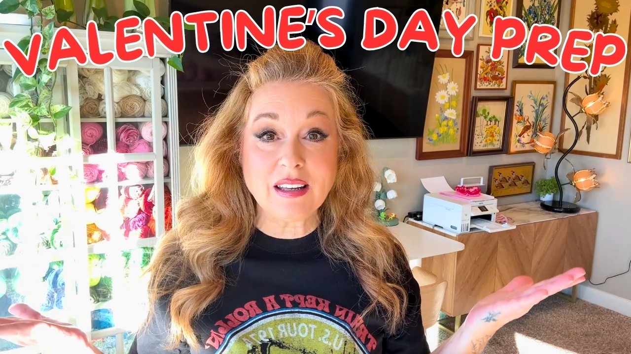 Crocheting for Valentine's Day, W.I.P busting, Sophie's home tour & birthday, heart granny pattern❤️
