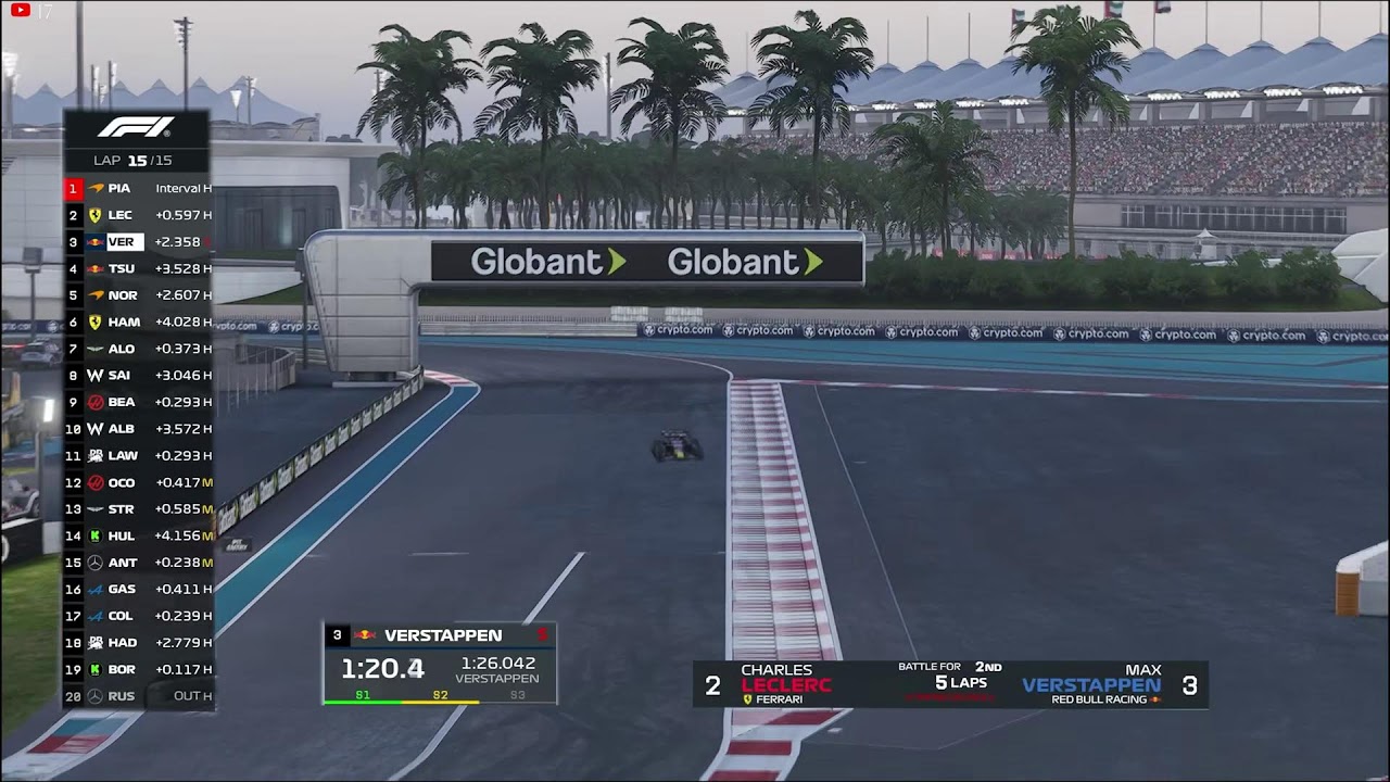 🏁 LIVE Race | F1 25 Abu Dhabi Grand Prix 2025 | Yas Marina Circuit | #AbuDhabiGP