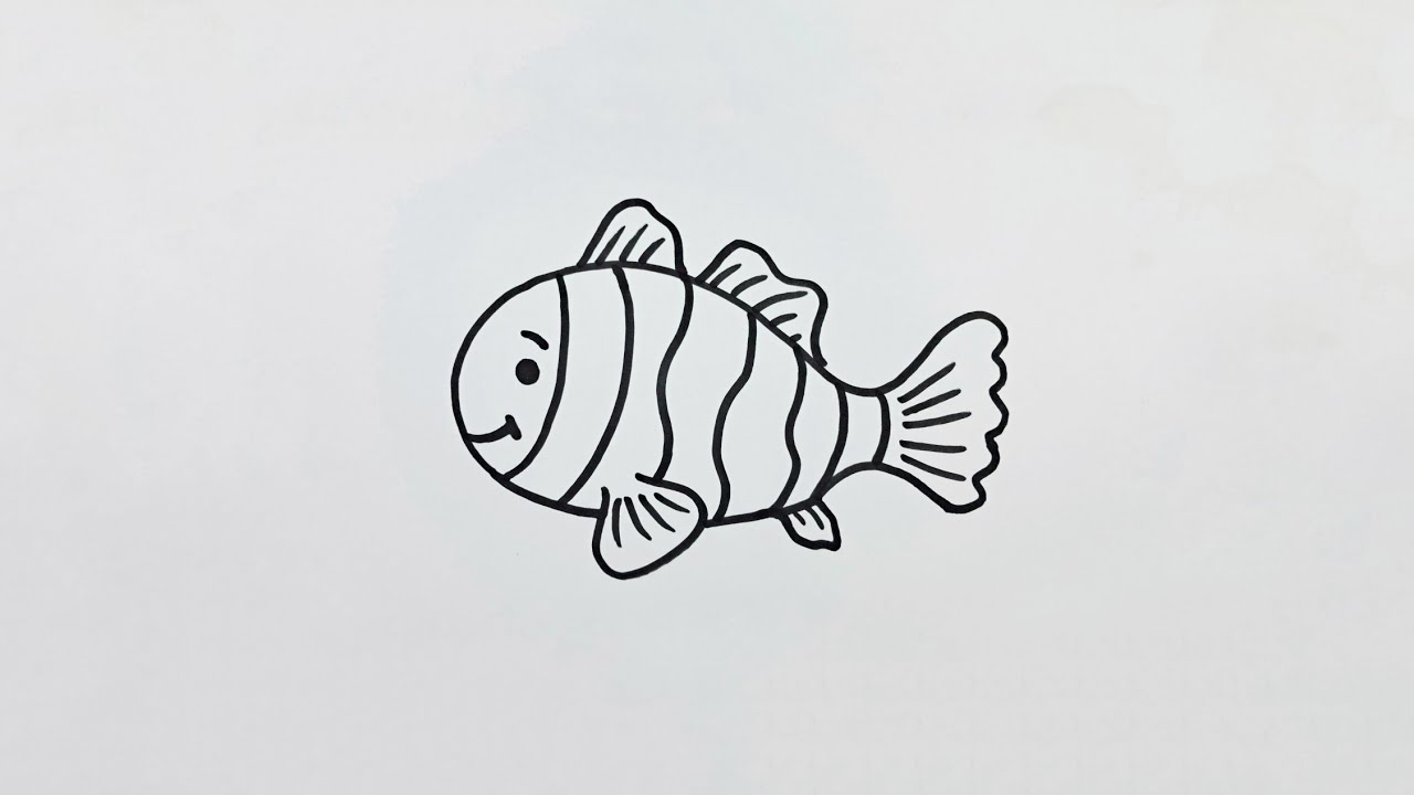 How to draw FISH 🐟  🐠 for kids 