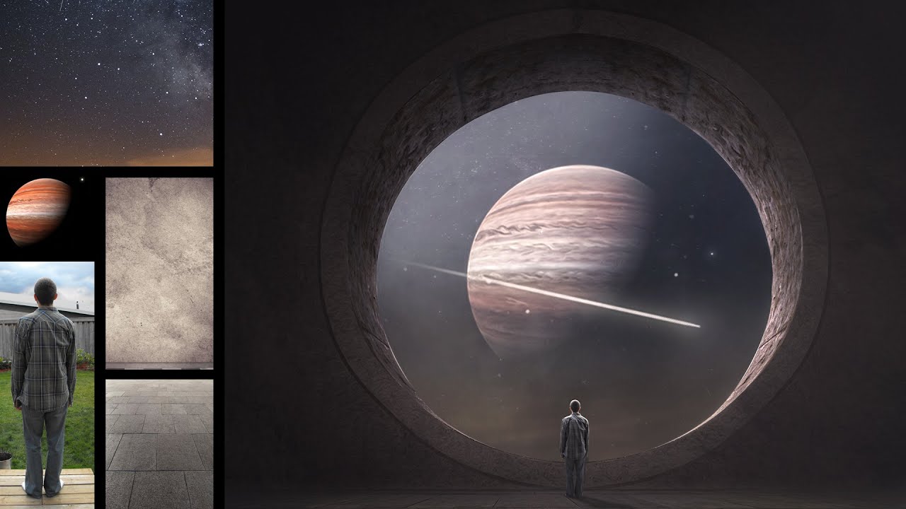 Surreal Hole Photo Manipulation Photoshop Tutorial
