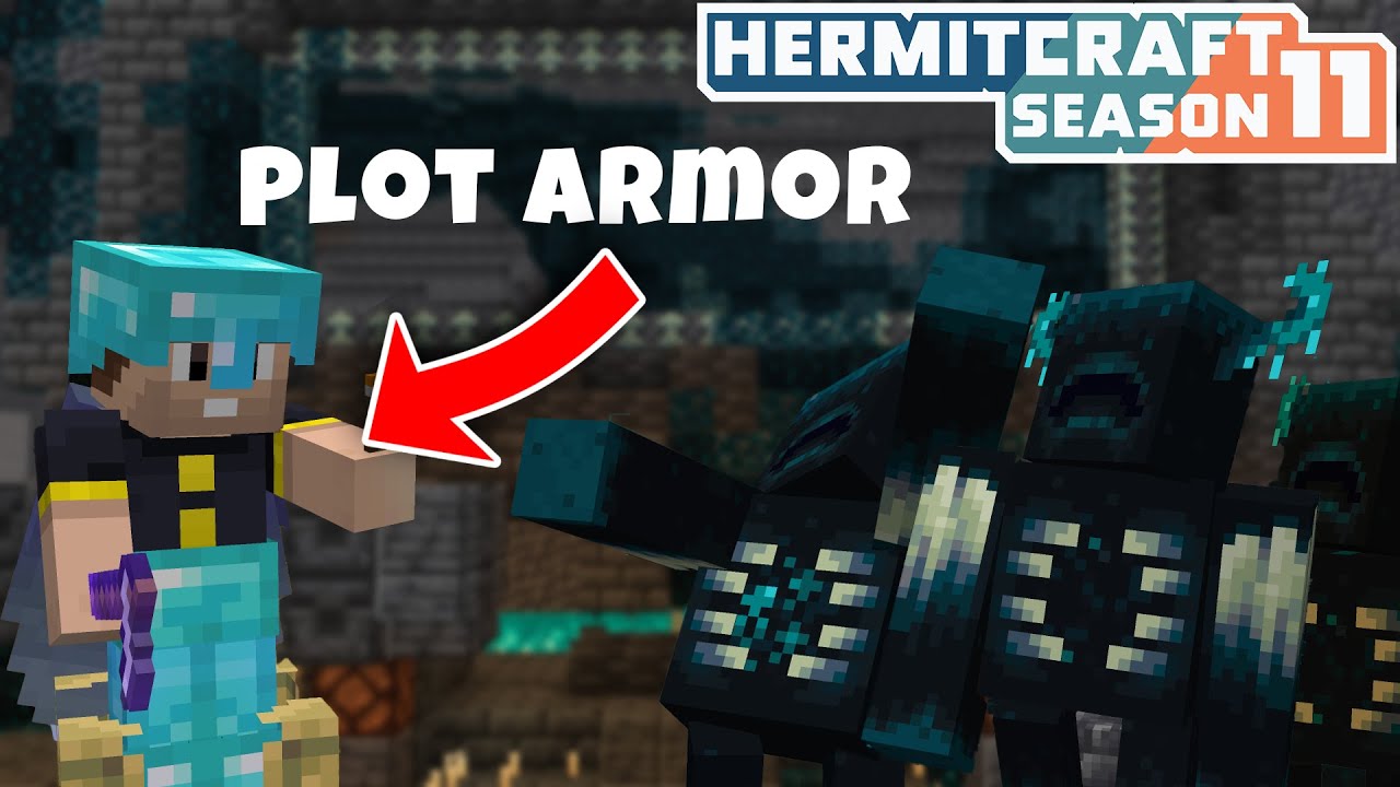 Impulse's Plot Armor Vs. 100 Wardens | Hermitcraft 11 Stream
