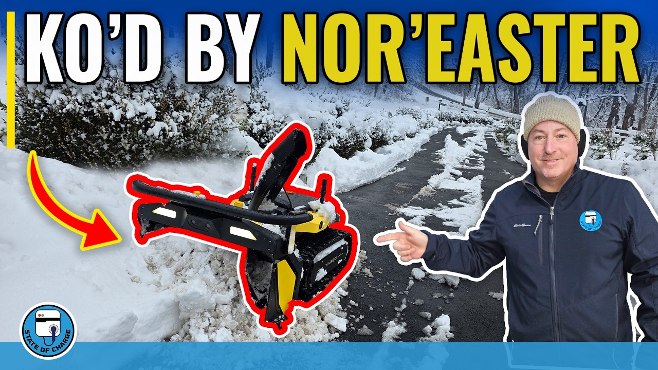 My Yarbo Autonomous Snow Blower Was Defeated By Bomb Cyclone Nor'easter
