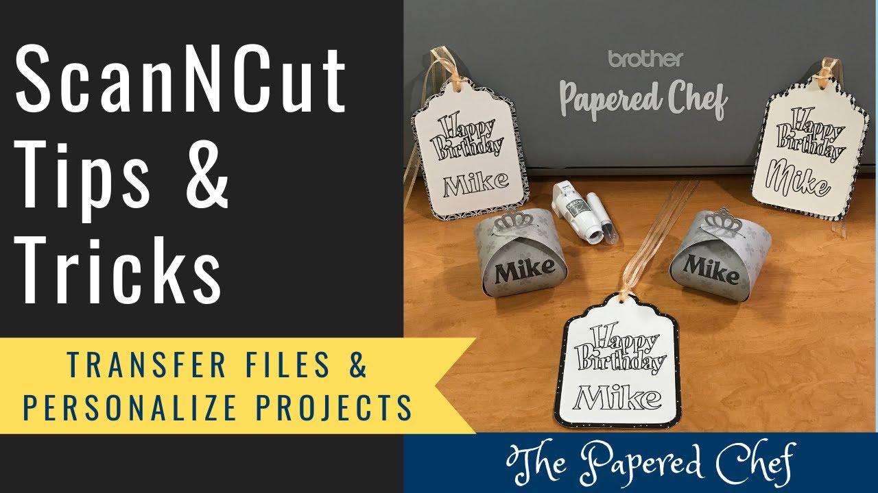 Brother ScanNCut Tips & Tricks Tutorial - Transferring & Personalizing Files with Canvas Workspace