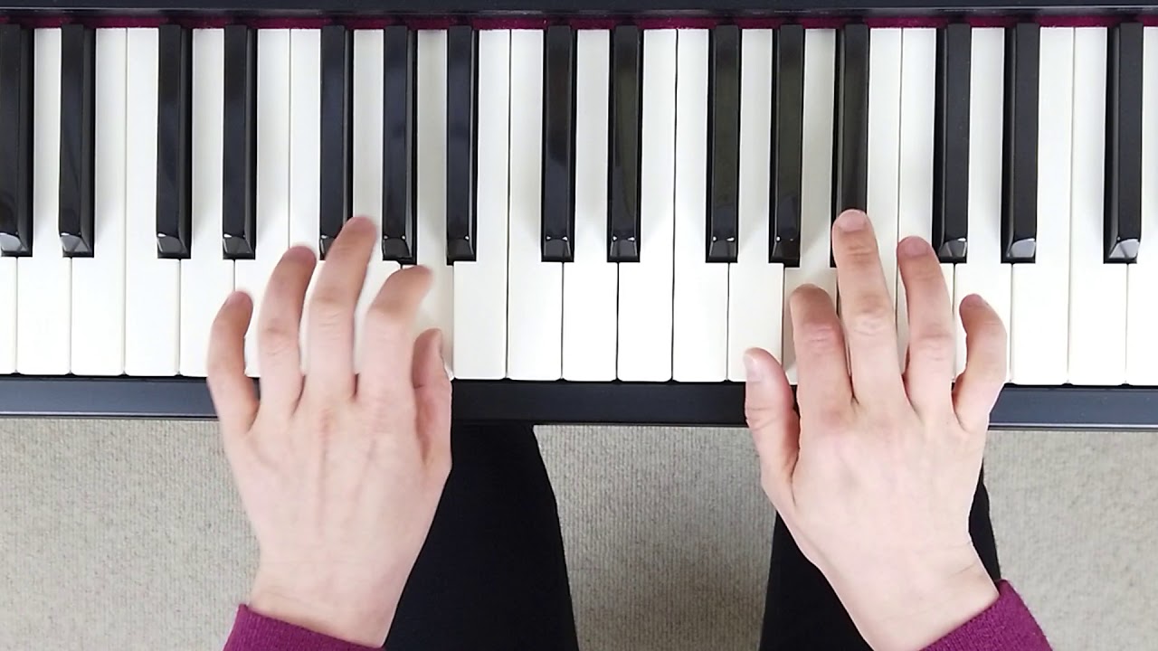 How to play D Minor Harmonic Scale on the Piano (Right & Left Hand - Correct Fingering)