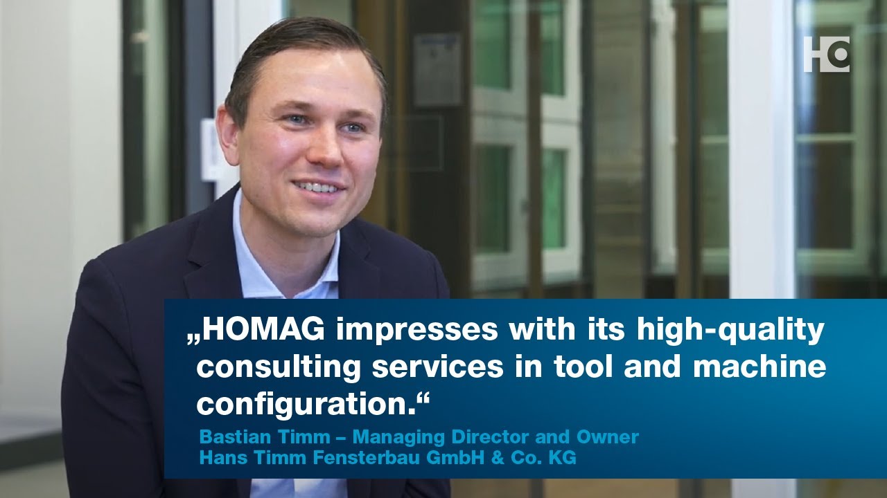 Window production with customized HOMAG solutions at Hans Timm Fensterbau GmbH & Co. KG
