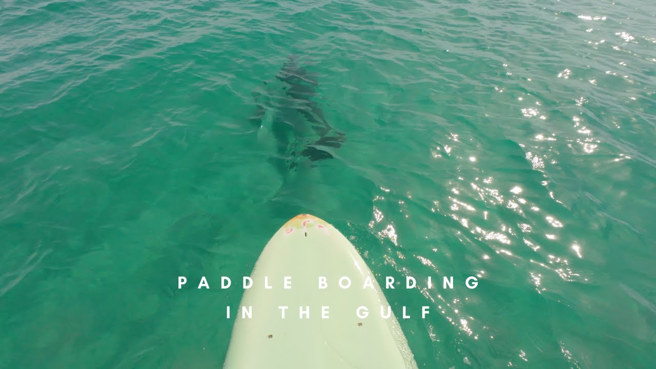 Paddle boarding in the Emerald Coast of Florida