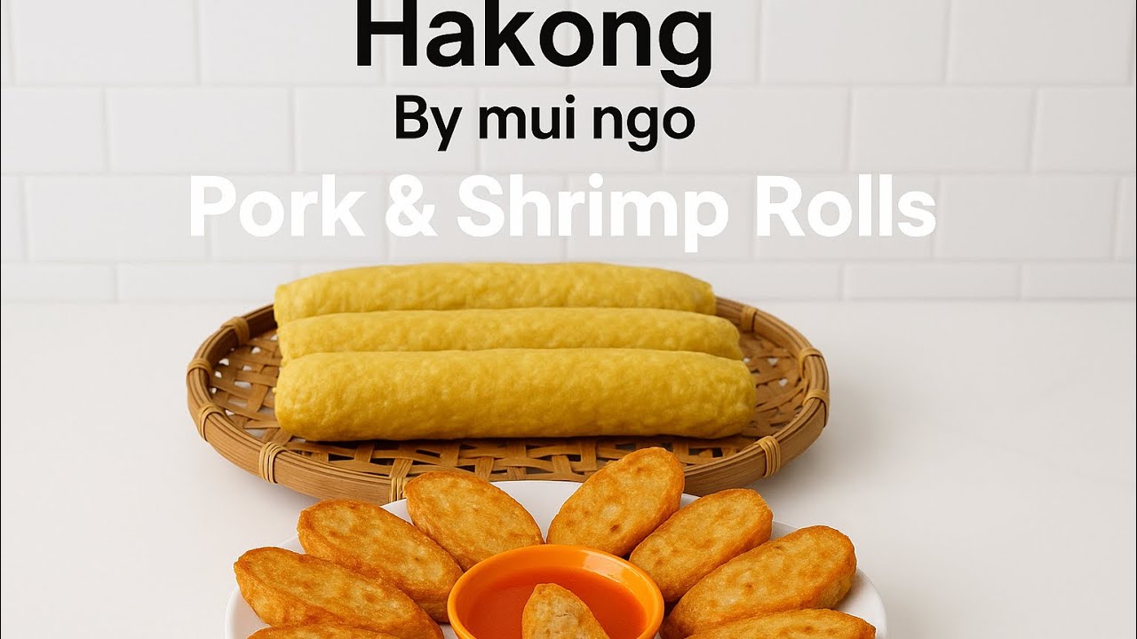 Resep Hakong/ Hekeng Crispy ASLI KALIMANTAN - Pork and Shrimp Roll healthy, frozen and fried anytime