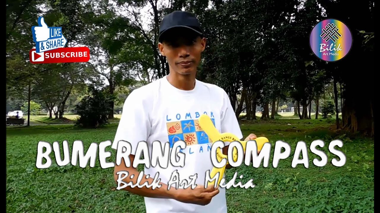 BUMERANG COMPASS BILIK ART MEDIA | MAINAN ANAK EDUKATIF TRADISIONAL SPORT FUN | WA: 089637966451