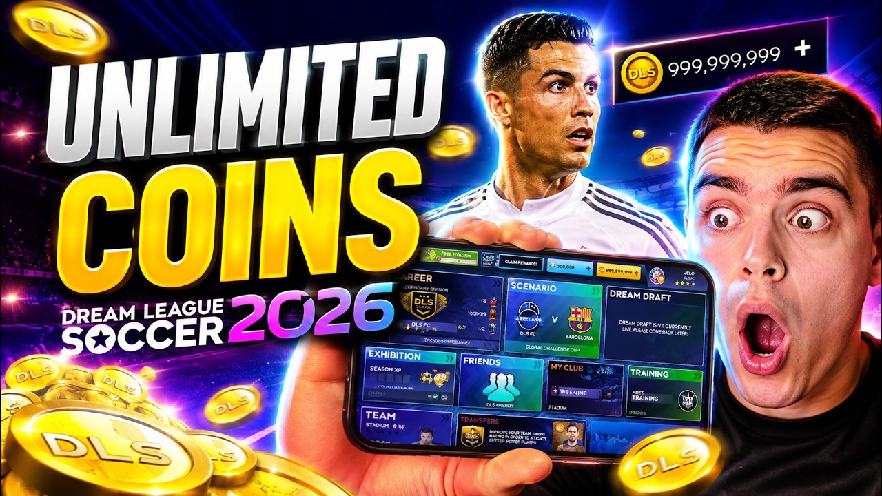 DLS 26 Free Coins - How To Get Dream League Soccer 2026 Free Coins (iOS, Android) Guide