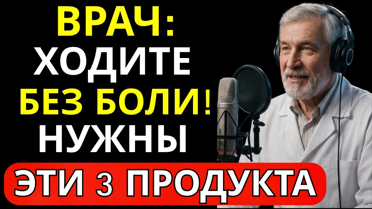 3 продукта против саркопении—крепкие ноги после 60 без падений и переломов! | Здоровье с Доктором