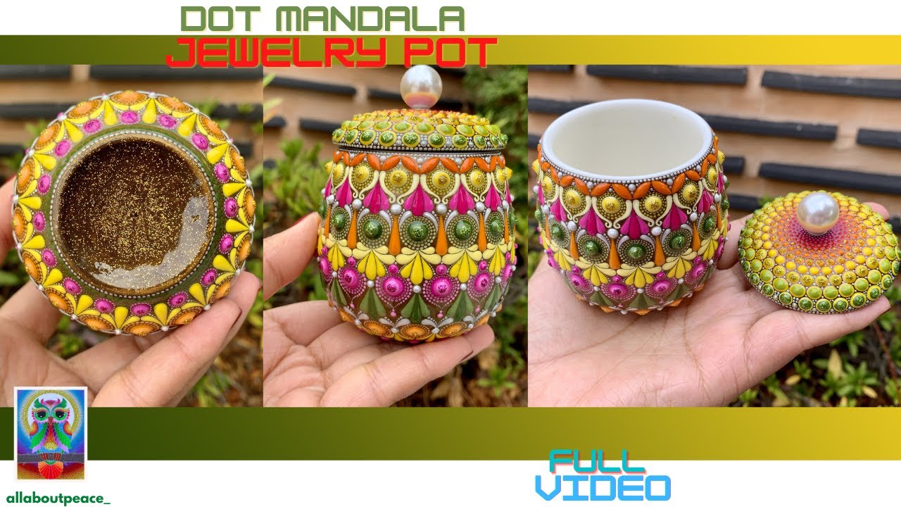 Dot Mandala Jewelry Pot (Arum s Mandalas)