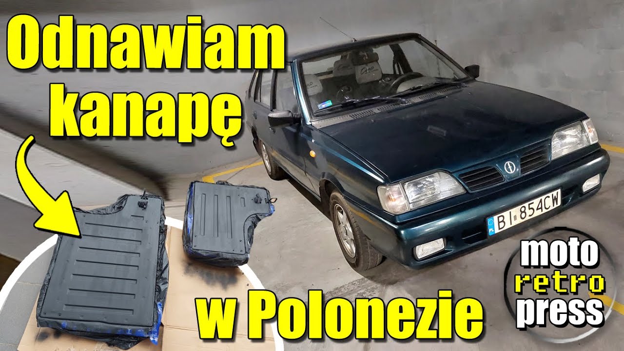 Maluję kanapę, nowy filtr powietrza, włącznik wentylatora od Jelcza i Stara. Polonez Caro Plus