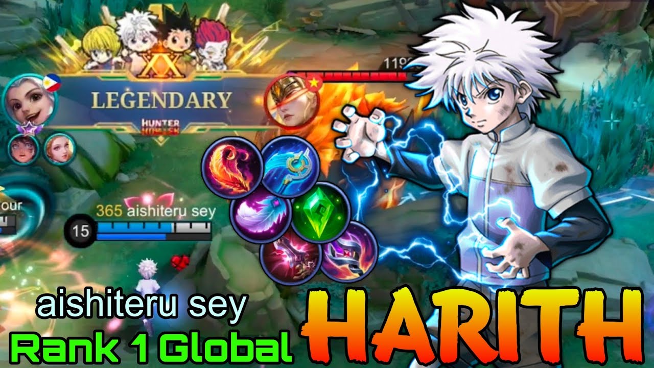 Legendary Harith Goldlaner Mage - Top 1 Global Harith by aishiteru sey - Mobile Legends