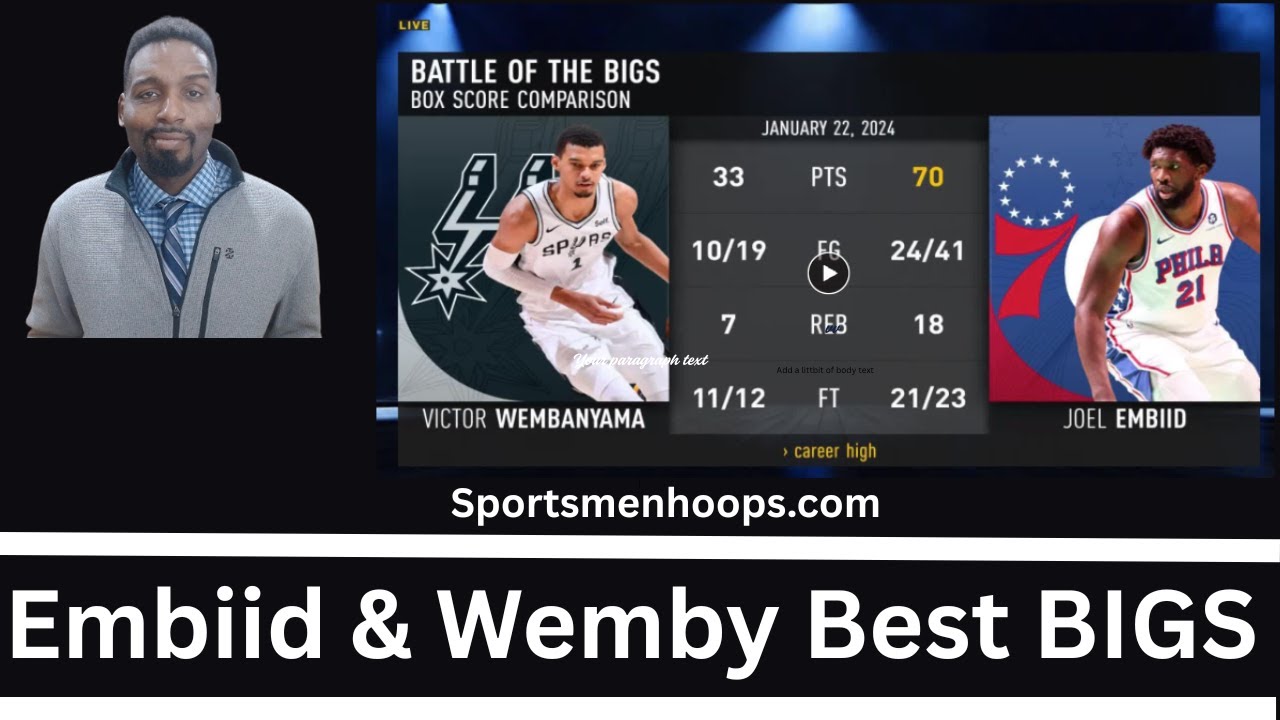 Joel Embiid & Victor Wembanyama Are The Best Bigs in the NBA Right Now