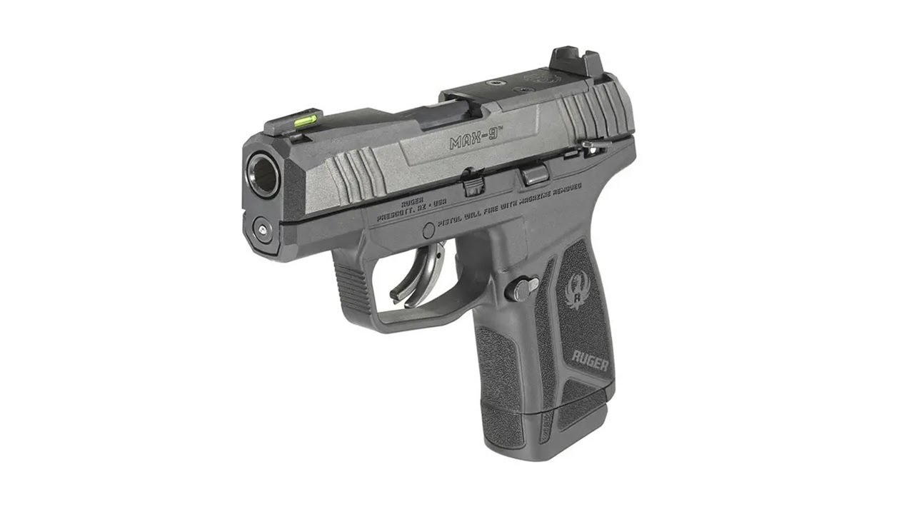 Pistola RUGER MAX-9 9mm - Compacta, Potente, Ideal para Porte Oculto | SHOKE
