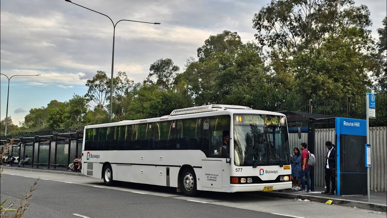 High Floor Route Service - Busways 577 (m/o 8672) Mercedes O405