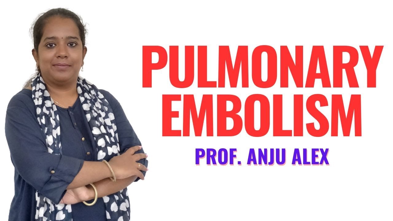 GNM 2nd Year II Pulmonary Embolism II Medical Surgical 1 II Anju Mam II