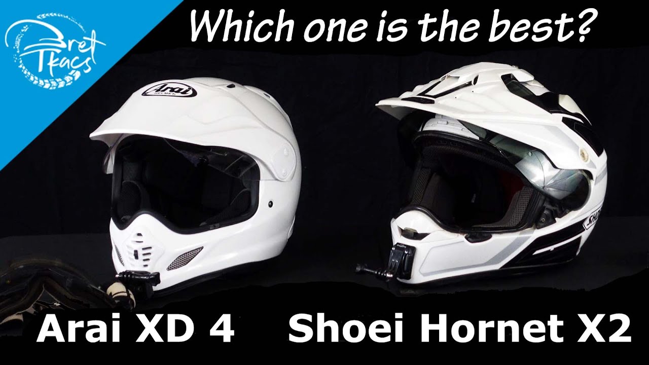 What is an ADV helmet: Arai XD 4 vs Shoei Hornet X2