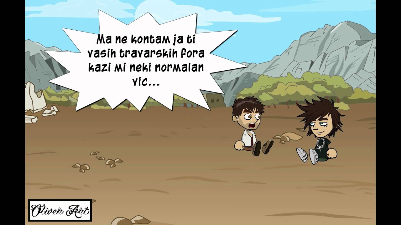 Crtani Vicevi Pustinja i zelja