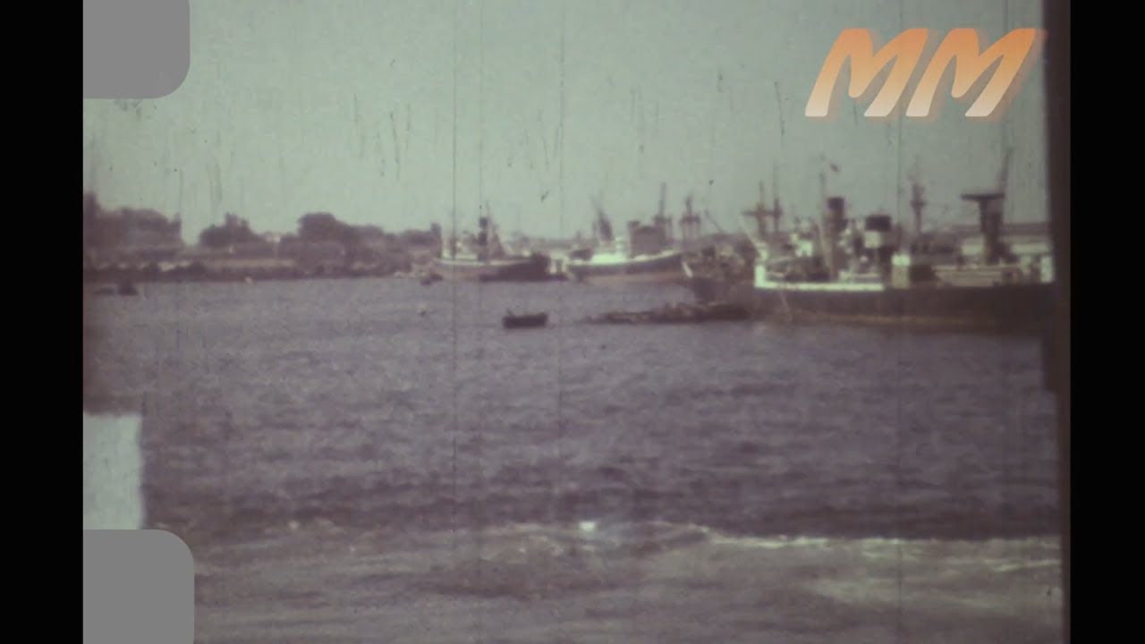 Cruise On the MS Willem Ruys 1961 old cine film 302