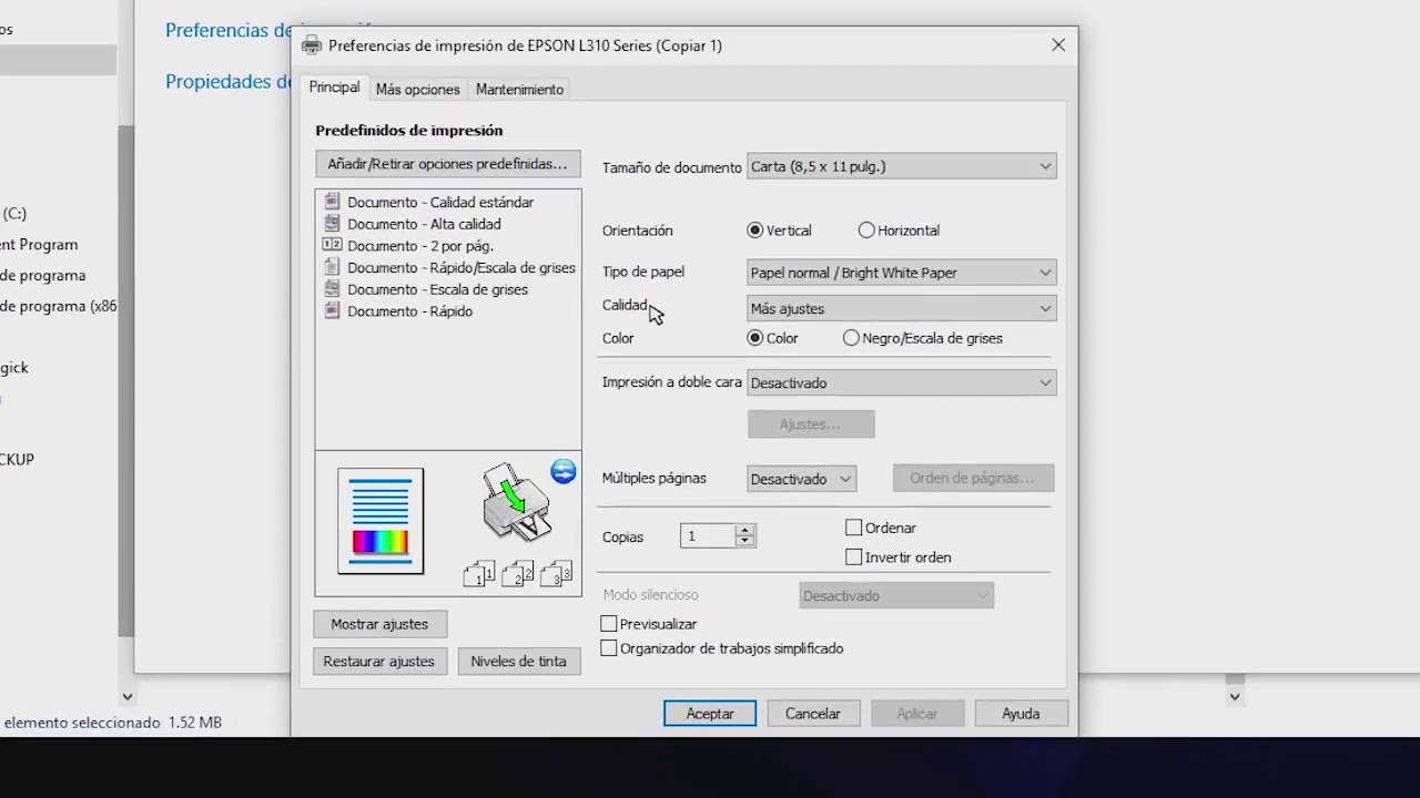 Instalar Perfil de color y configuraci&oacute;n de impresora EPSON para Sublimaci&oacute;n