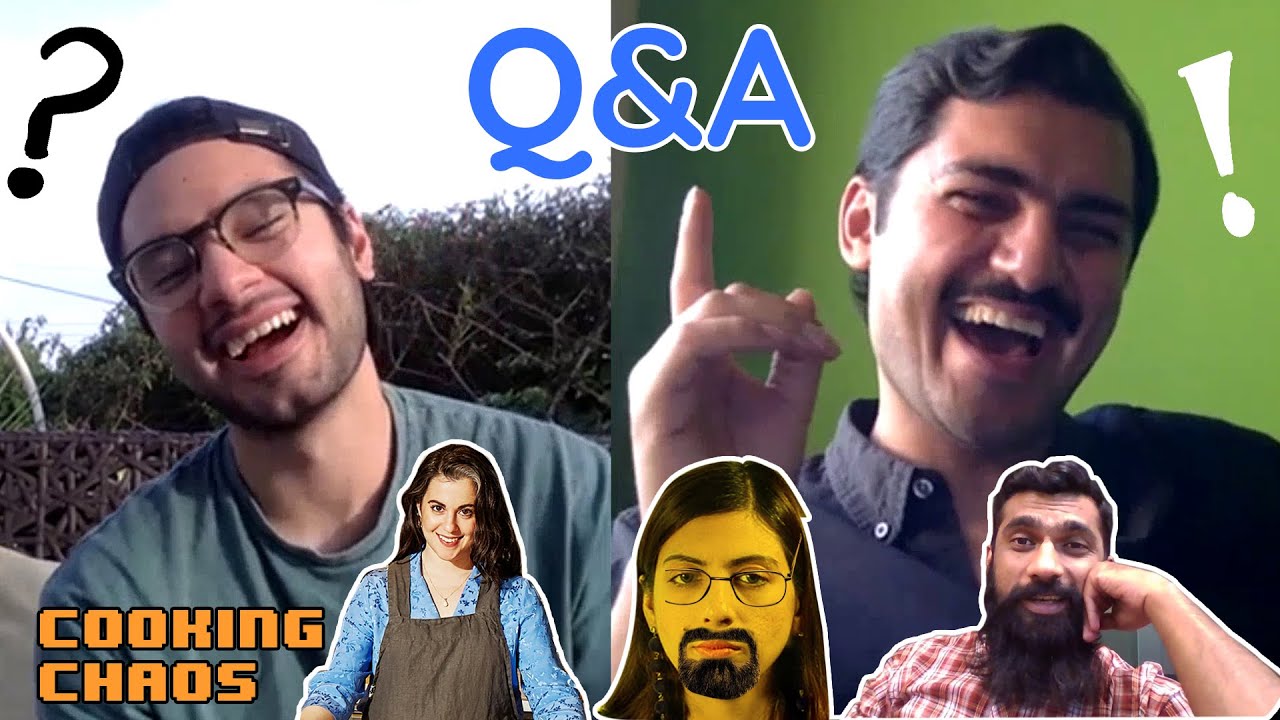 We answer YOUR questions.. about a collab with Amna, moustaches and plenty more! | Cooking Chaos