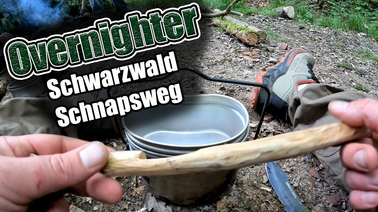 OVERNIGHTER IM SCHWARZWALD 🏕️ Schnapsweg - Surströming ⛺Biwak Shelter Zelt Hängematte Outdoor 💤LIFE