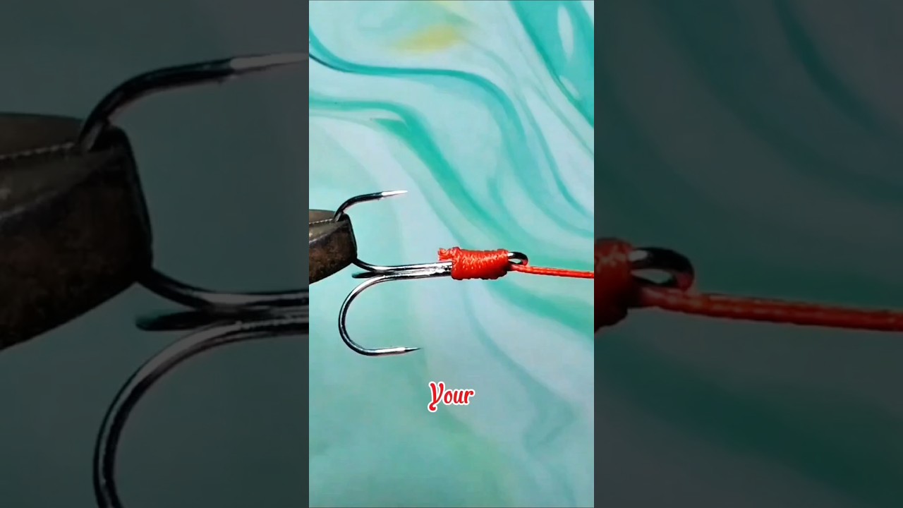 Больше никогда не поскользнетесь! 💪🎣 Самый прочный узел с тройным крючком