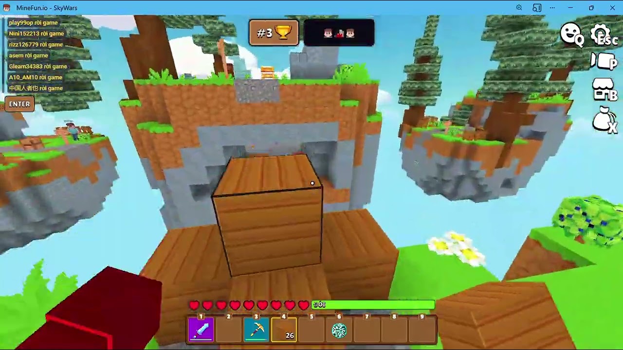 minefun.io TNT trap