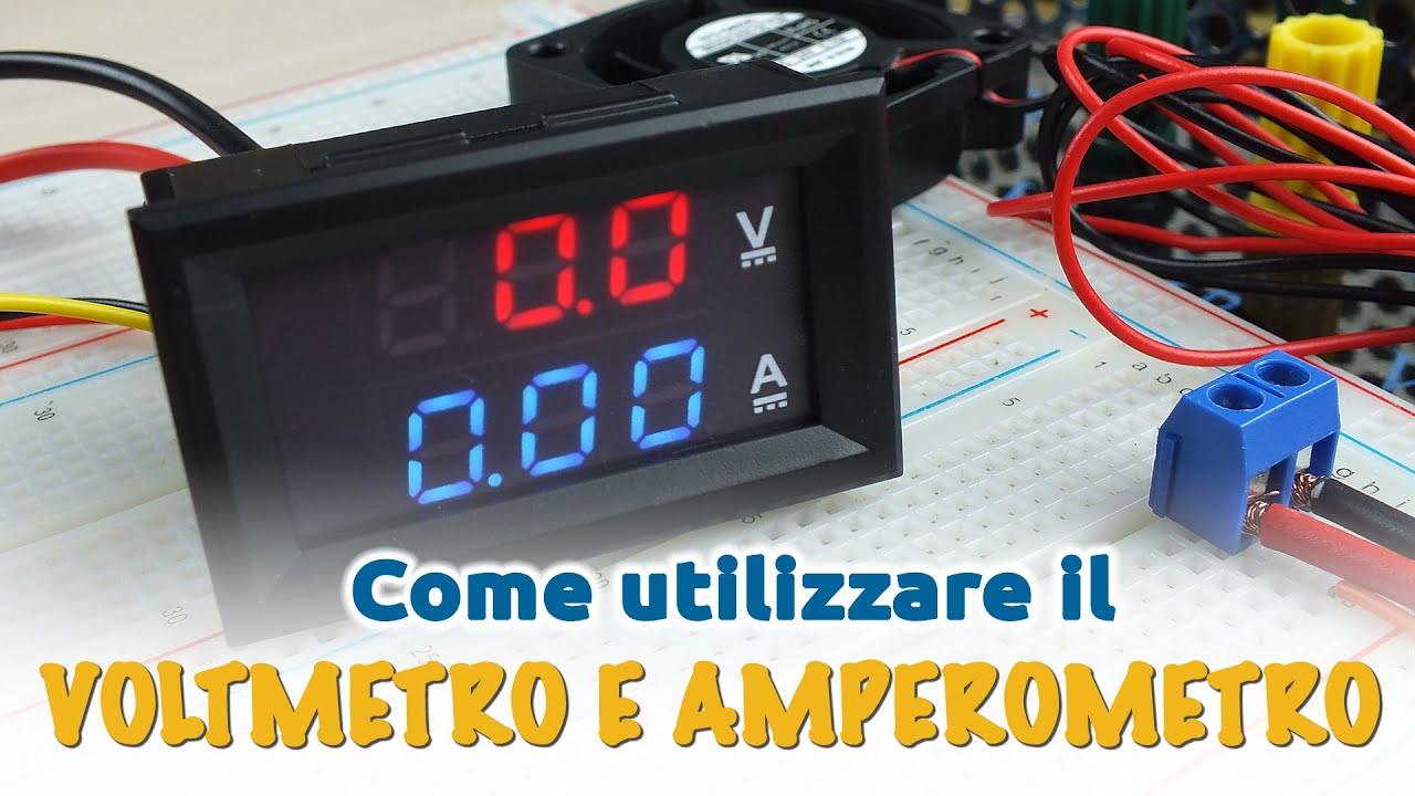 Come usare un voltmetro e amperometro per misurare sia la corrente che la tensione