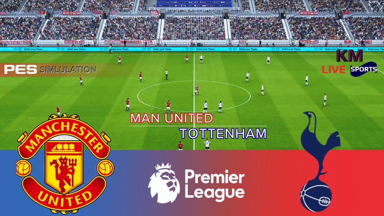 Manchester United vs Tottenham Premier League 25/26 Full Match - Video Game Simulation (PES 2021)
