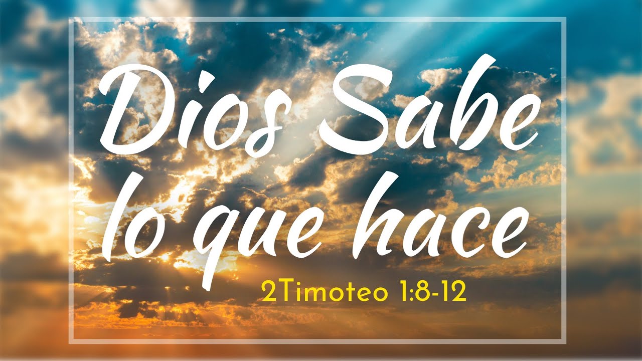 Dios Sabe Lo Que Hace - Pastor Luis Parada