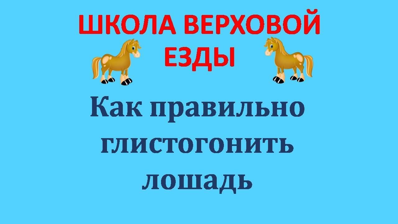 Как правильно глистогонить лошадь